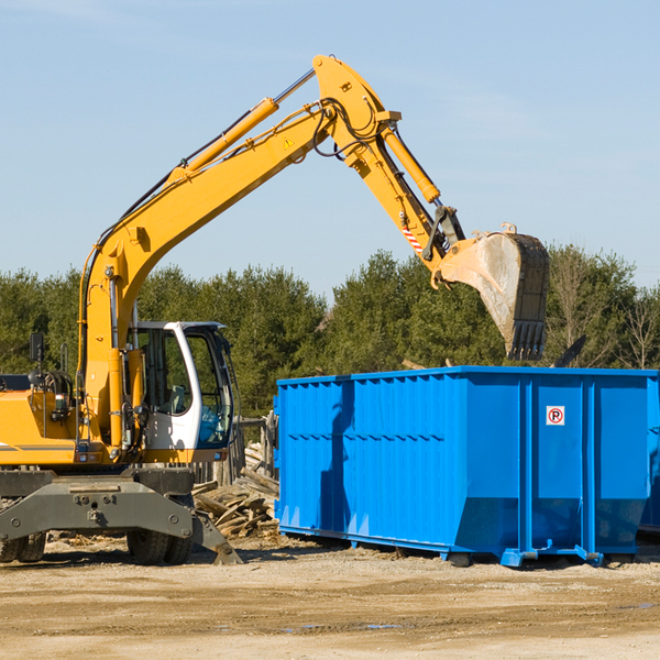 how does a residential dumpster rental service work in Chisholm